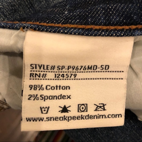 Sneak Peek Mid Rise Jeans - Picture 7 of 16